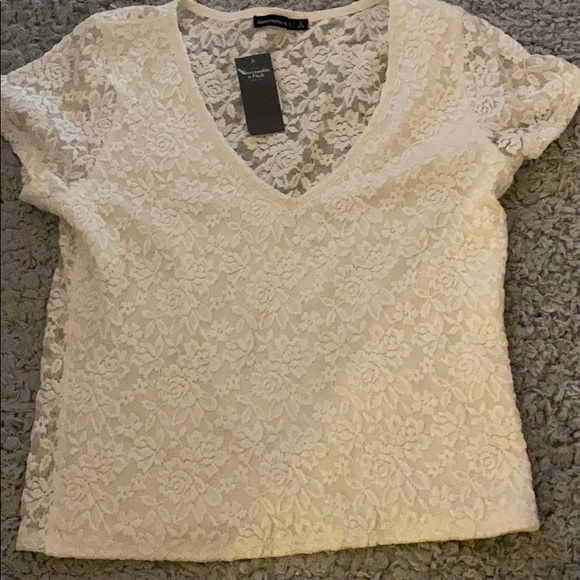 Nice White Lace Top - Picture 1 of 1